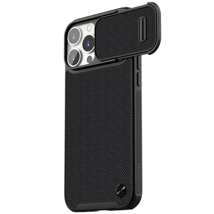 Защитный чехол NILLKIN Textured Case S для Apple iPhone 14 Pro Max - Black: фото 1 из 12