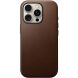 Защитный чехол Nomad Modern Leather Case для Apple iPhone 16 Pro (NM01696285) - Brown (380004Z). Фото 1 из 12