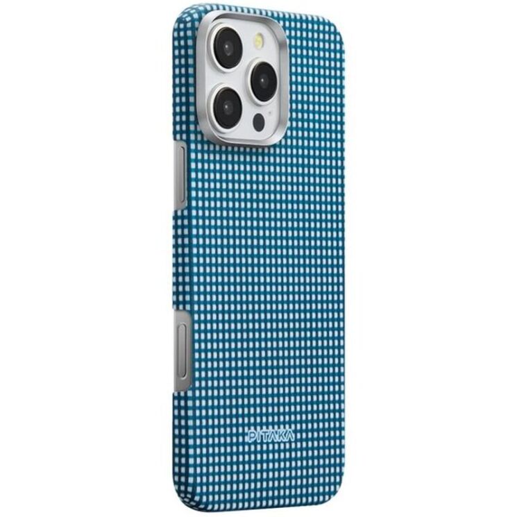 Защитный чехол Pitaka Ultra-Slim Case для Apple iPhone 16 Pro Max KI1602POCE - Ocean Blue: фото 3 из 11