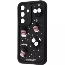 Защитный чехол Pretty Things Case для Samsung Galaxy S25 (S931) - Black / Coffee: фото 1 из 7