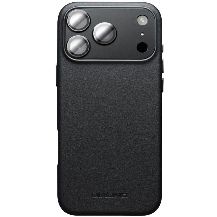 Захисний чохол QIALINO Classic Cover (with MagSafe Support) для Apple iPhone 17 Pro - Black: фото 4 з 14
