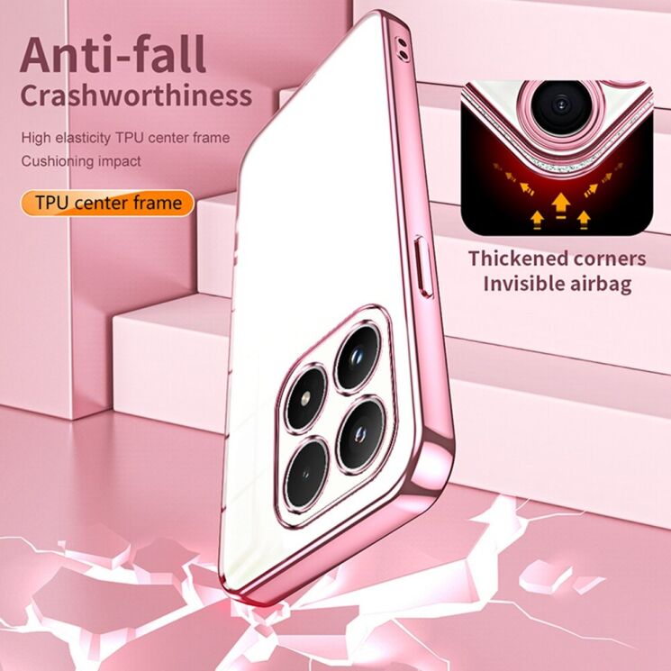 Захисний чохол Reframe Electroplating Frame для Xiaomi 17 - Black: фото 7 з 7