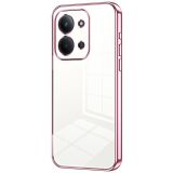 Защитный чехол Reframe Electroplating Frame для Xiaomi Redmi 15C / Poco C85 - Pink: фото 1 из 7
