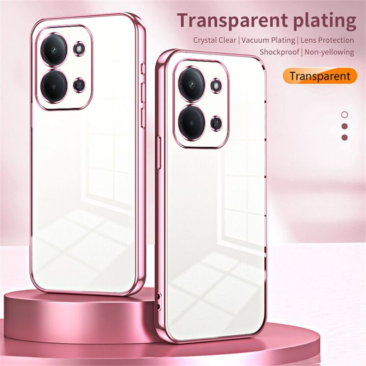 Защитный чехол Reframe Electroplating Frame для Xiaomi Redmi 15C / Poco C85 - Pink (386167P) Защитный чехол Reframe Electroplating Frame для Xiaomi Redmi 15C / Poco C85 - Pink: фото 3 из 7