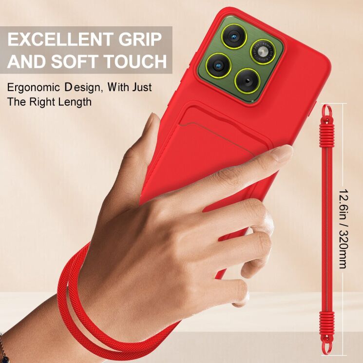 Защитный чехол Reframe Silicone Holder для Motorola Edge 70 - Black: фото 4 из 8