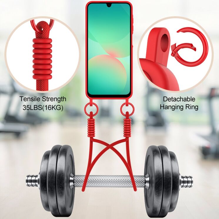 Защитный чехол Reframe Silicone Holder для Samsung Galaxy A57 (A576) - Black: фото 4 из 7