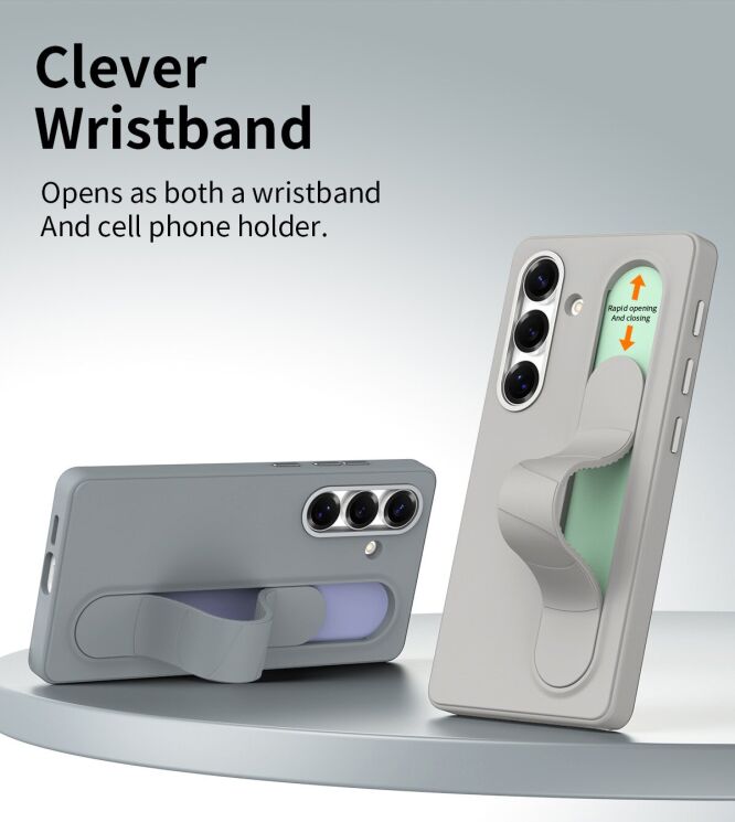 Защитный чехол Reframe Standing Grip для Samsung Galaxy S24 Plus (S926) - Sapphire (347075DB) Защитный чехол Reframe Standing Grip для Samsung Galaxy S24 Plus (S926) - Sapphire: фото 4 из 13