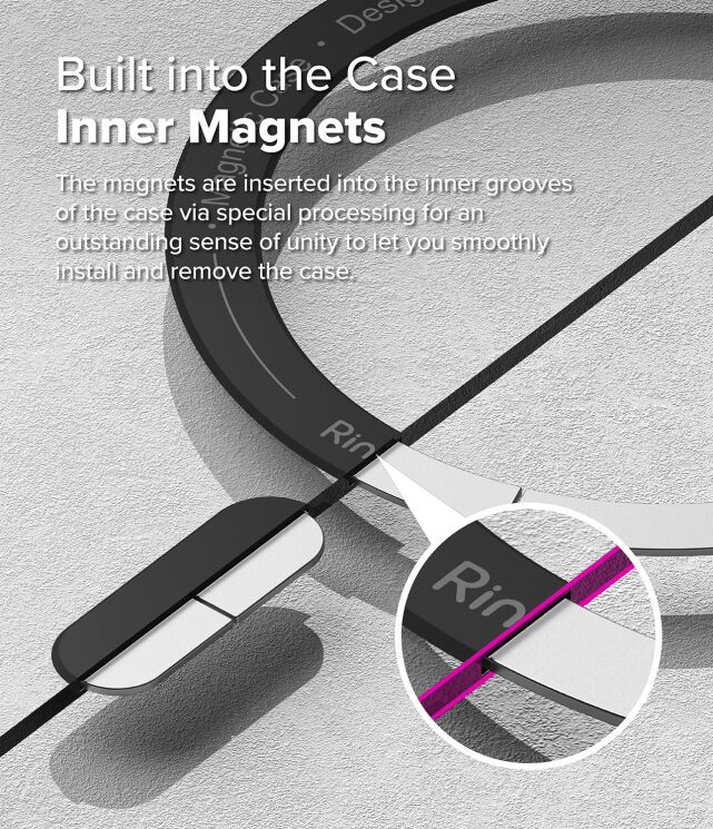 Защитный чехол Ringke Fusion Bold MagSafe для Samsung Galaxy S25 Ultra (S938) 8800274969094 - Black: фото 8 из 19
