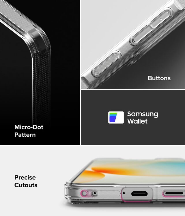 Захисний чохол Ringke Fusion для Samsung Galaxy A57 (A576) 8800328817890 - Clear: фото 11 з 14