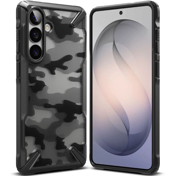 Защитный чехол Ringke Fusion X для Samsung Galaxy S26 (S942) 8800328815612 - Camo Black: фото 1 из 15
