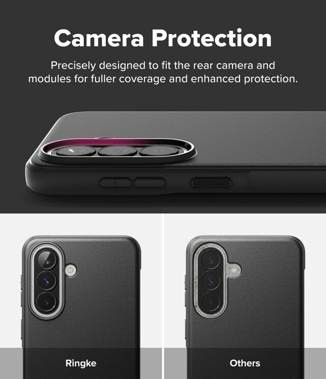 Защитный чехол Ringke Onyx для Samsung Galaxy A57 (A576) 8800328818101 - Black: фото 9 из 16