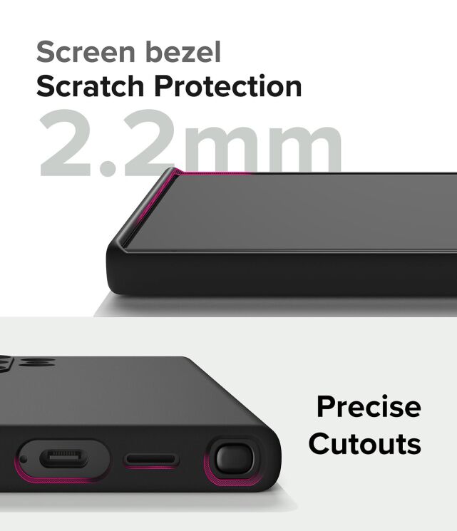 Защитный чехол Ringke Silicone Magnetic для Samsung Galaxy S24 Ultra (S928) 8809961783968 - Black: фото 14 из 17