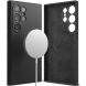 Защитный чехол Ringke Silicone Magnetic для Samsung Galaxy S24 Ultra (S928) 8809961783968 - Black (375855B). Фото 1 из 17