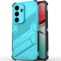 Защитный чехол с подставкой Deexe Bibercas для Samsung Galaxy S26 - Baby Blue: фото 1 из 6