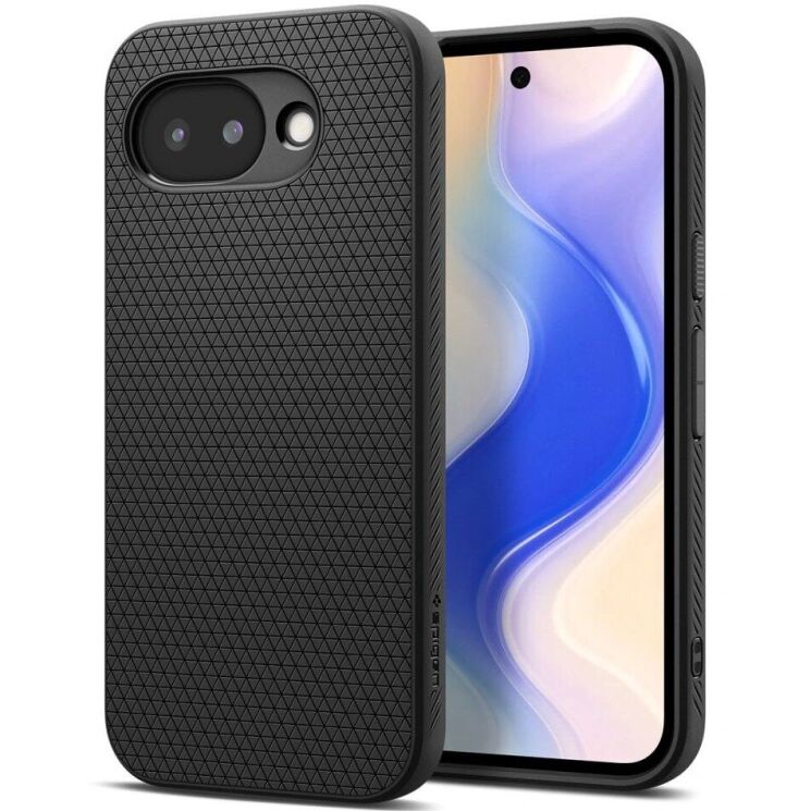 Защитный чехол Spigen Liquid Air для Google Pixel 10a (ACS11285) - Matte Black: фото 1 из 16