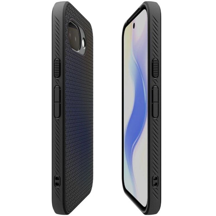 Защитный чехол Spigen Liquid Air для Google Pixel 10a (ACS11285) - Matte Black: фото 7 из 16