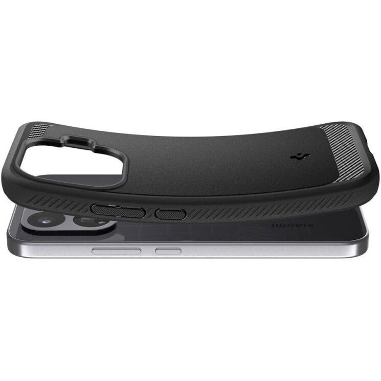 Защитный чехол Spigen Rugged Armor для Xiaomi 17T Pro (ACS11869) - Matte Black (422366MB) Защитный чехол Spigen Rugged Armor для Xiaomi 17T Pro (ACS11869) - Matte Black: фото 5 из 11