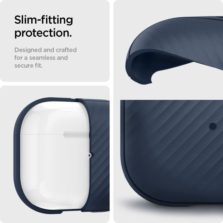 Захисний чохол Spigen (SGP) Core Armor (FH) для Apple AirPods 3 (ASD03021) - Navy: фото 11 з 15