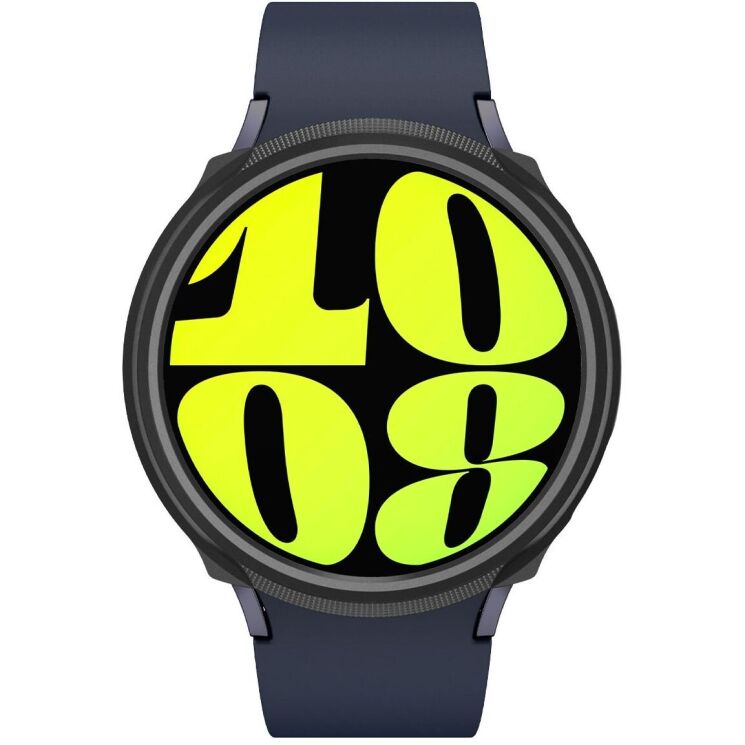 Защитный чехол Spigen (SGP) Liquid Air Case для Samsung Galaxy Watch 7 (40mm) - Matte Black: фото 5 из 15