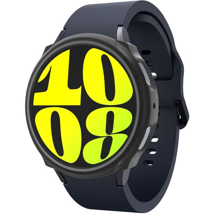 Защитный чехол Spigen (SGP) Liquid Air Case для Samsung Galaxy Watch 7 (40mm) - Matte Black: фото 4 из 15