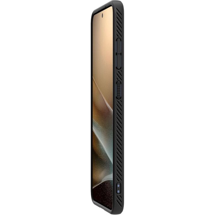 Защитный чехол Spigen (SGP) Liquid Air для Samsung Galaxy S25 Plus (S936) ACS08979 - Black: фото 6 из 20