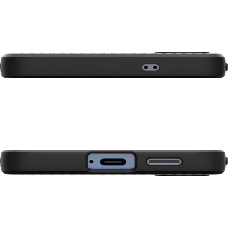 Защитный чехол Spigen (SGP) Liquid Air для Samsung Galaxy S25 Plus (S936) ACS08979 - Black: фото 11 из 20