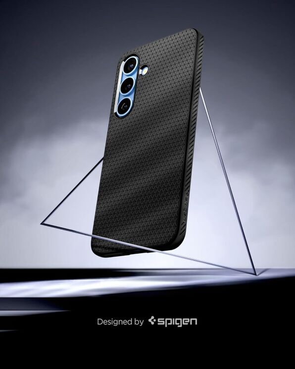 Защитный чехол Spigen (SGP) Liquid Air для Samsung Galaxy S25 Plus (S936) ACS08979 - Black: фото 13 из 20