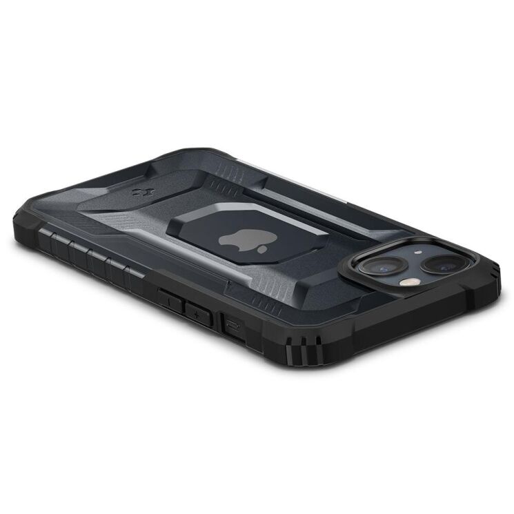 Защитный чехол Spigen (SGP) Nitro Force для Apple iPhone 13 - Matte Black: фото 8 из 16