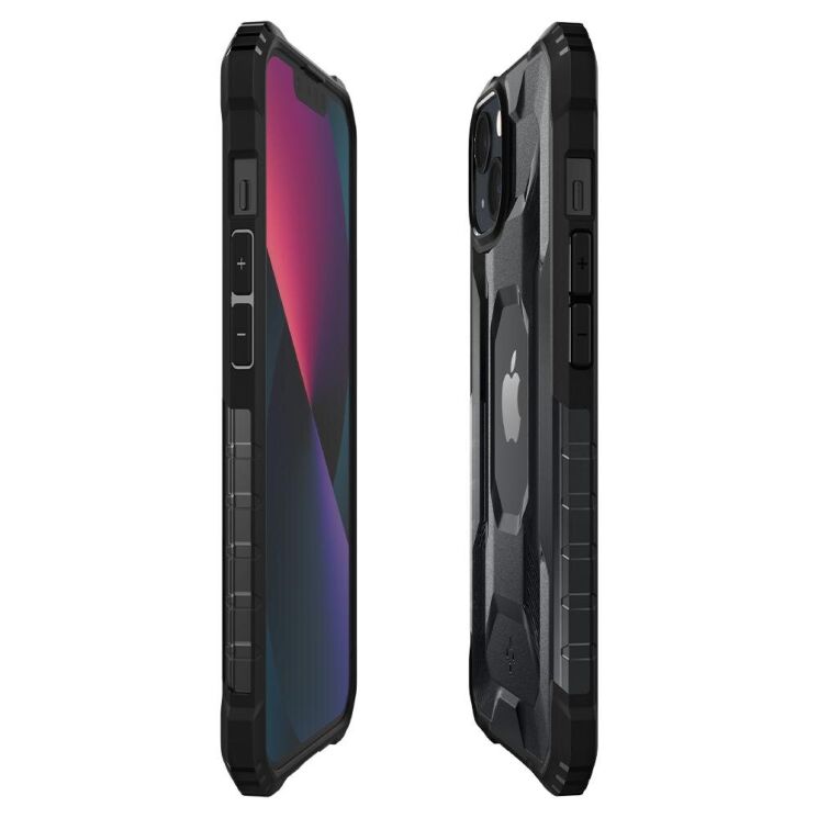 Защитный чехол Spigen (SGP) Nitro Force для Apple iPhone 13 - Matte Black: фото 4 из 16