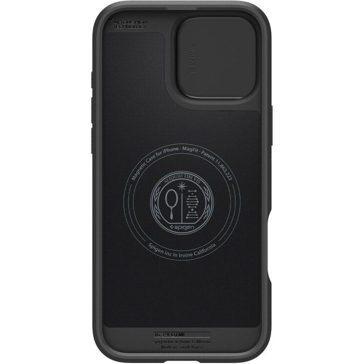 Захисний чохол Spigen (SGP) Optik Armor (MagFit) для Apple iPhone 16 Pro - Black: фото 8 з 16
