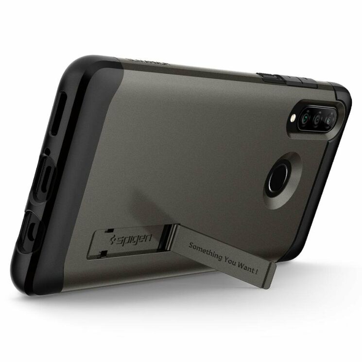Защитный чехол Spigen (SGP) Slim Armor для Huawei P30 Lite - Gunmetal: фото 2 из 6