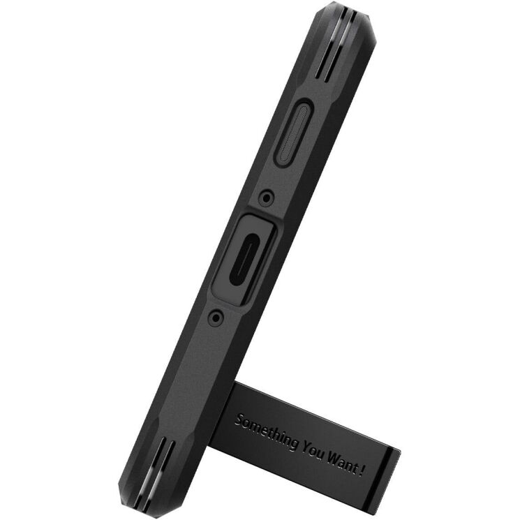 Защитный чехол Spigen (SGP) Tough Armor для Samsung Galaxy A36 (A366) ACS09166 - Black: фото 4 из 17