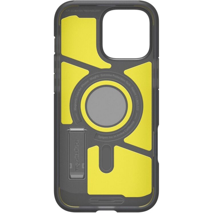 Защитный чехол Spigen (SGP) Tough Armor (MagFit) для Apple iPhone 16 Pro - Frost Black: фото 6 из 16