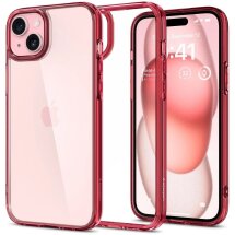 Захисний чохол Spigen (SGP) Ultra Hybrid для Apple iPhone 15 Plus - Red Crystal: фото 1 з 15