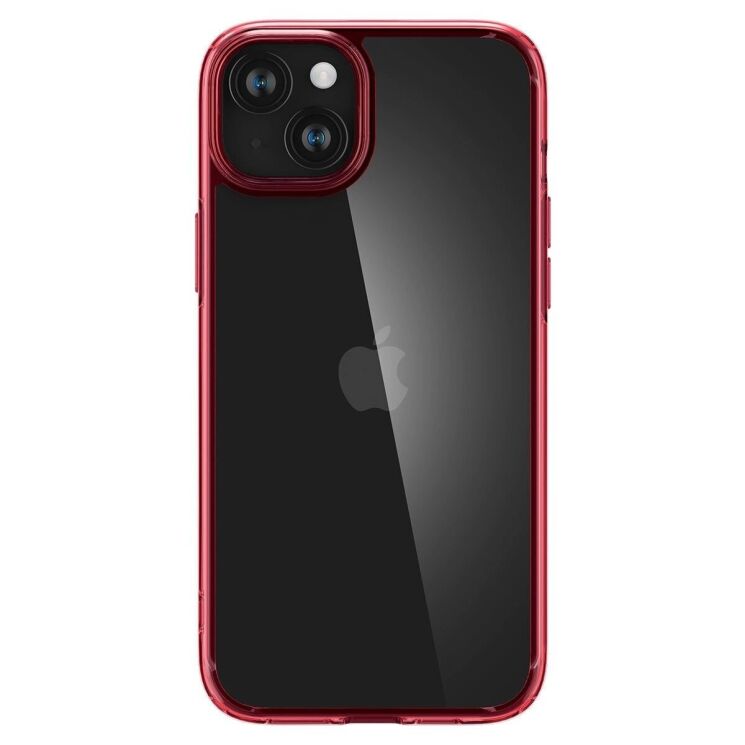 Защитный чехол Spigen (SGP) Ultra Hybrid для Apple iPhone 15 Plus - Red Crystal: фото 2 из 15