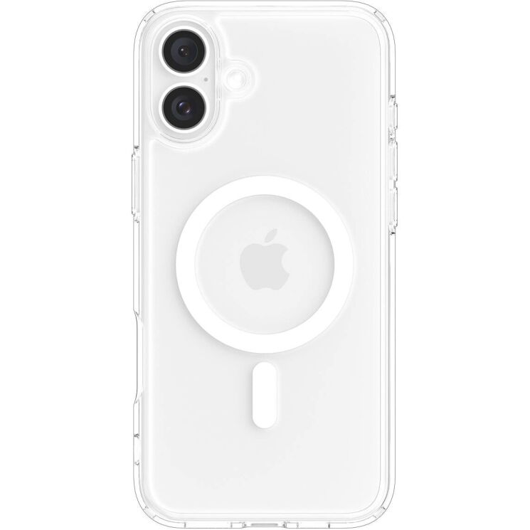 Защитный чехол Spigen (SGP) Ultra Hybrid (MagFit) для Apple iPhone 16 - White: фото 4 из 17