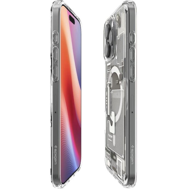 Защитный чехол Spigen (SGP) Ultra Hybrid Zero One (MagFit) для Apple iPhone 16 Pro - Natural Titanium: фото 5 из 13