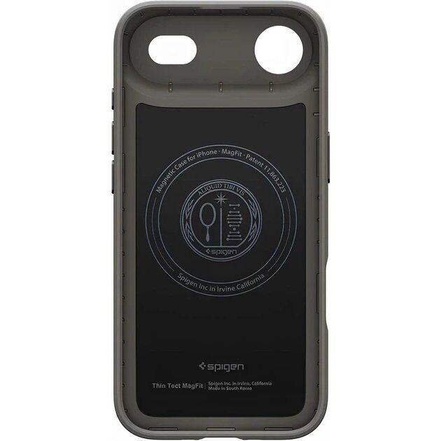 Защитный чехол Spigen Thintect (MagFit) для iPhone Air (ACS10158) - Gunmetal: фото 3 из 13