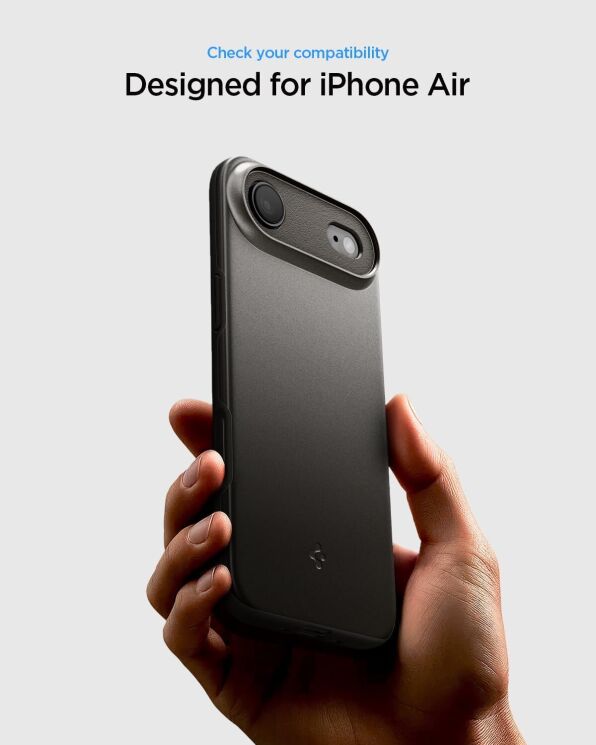 Защитный чехол Spigen Thintect (MagFit) для iPhone Air (ACS10158) - Gunmetal: фото 11 из 13