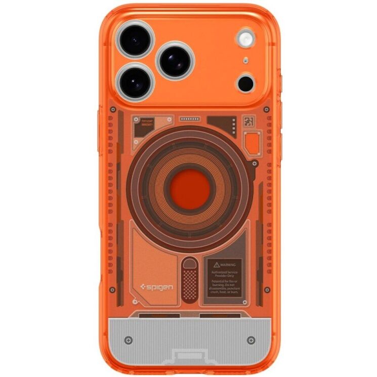 Защитный чехол Spigen Ultra Hybrid C-One (MagFit) для iPhone 18 Pro / 17 Pro (ACS11986) - Tangerine (440109O) Защитный чехол Spigen Ultra Hybrid C-One (MagFit) для iPhone 18 Pro / 17 Pro (ACS11986) - Tangerine: фото 3 из 15