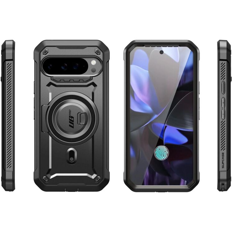Защитный чехол Supcase UB Pro MagSafe для Google Pixel 9 / 9 Pro (843439151536) - Black: фото 4 из 10