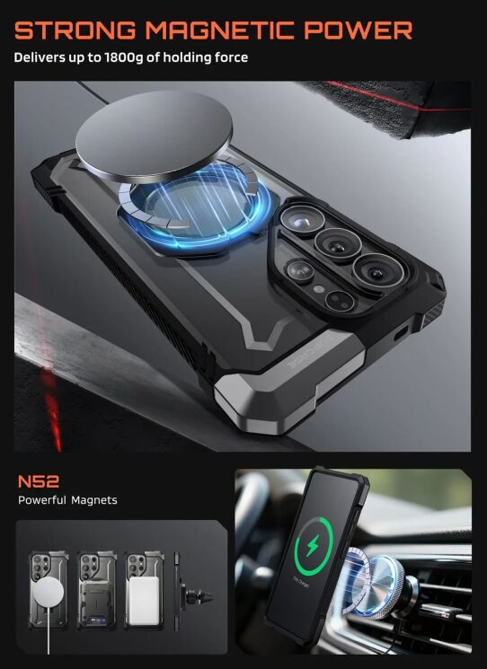 Защитный чехол Supcase UB Grip MagSafe для Samsung Galaxy S26 Ultra (S948) 843439160682 - Desert: фото 4 из 7