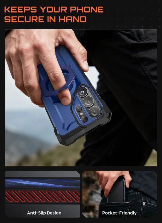 Защитный чехол Supcase UB Grip MagSafe для Samsung Galaxy S26 Ultra (S948) 843439160682 - Desert: фото 6 из 7