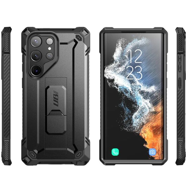 Защитный чехол Supcase Unicorn Beetle для Samsung Galaxy S23 Ultra (S918) - Black: фото 4 из 11
