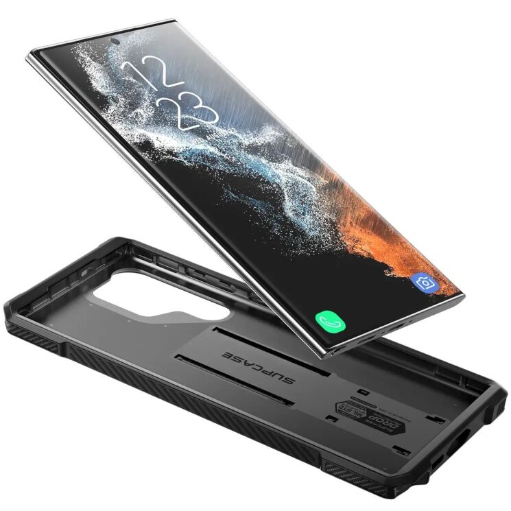 Защитный чехол Supcase Unicorn Beetle для Samsung Galaxy S23 Ultra (S918) - Black: фото 5 из 11