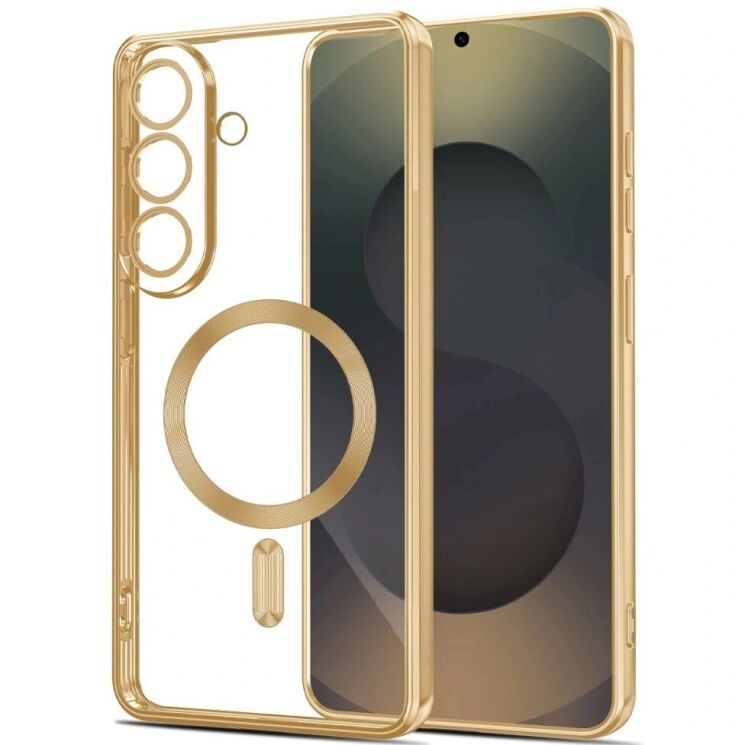 Защитный чехол Tech-Protect MagFlex MagSafe для Samsung Galaxy S26 (S942) - Shiny Gold: фото 2 из 5