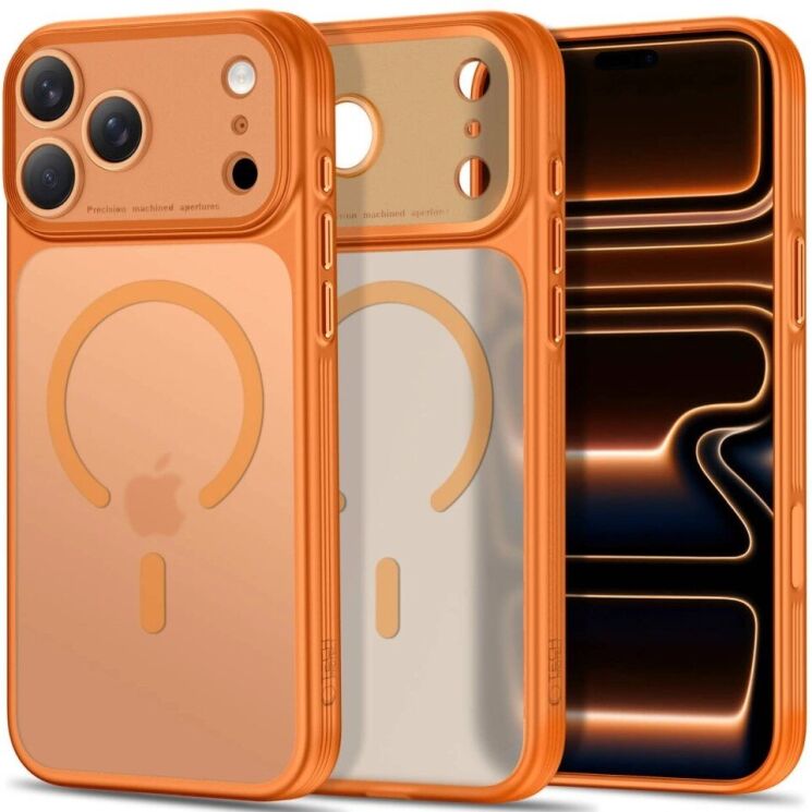 Захисний чохол Tech-Protect MagPrime MagSafe для iPhone 18 Pro / 17 Pro (5906302324798) - Orange: фото 1 з 8