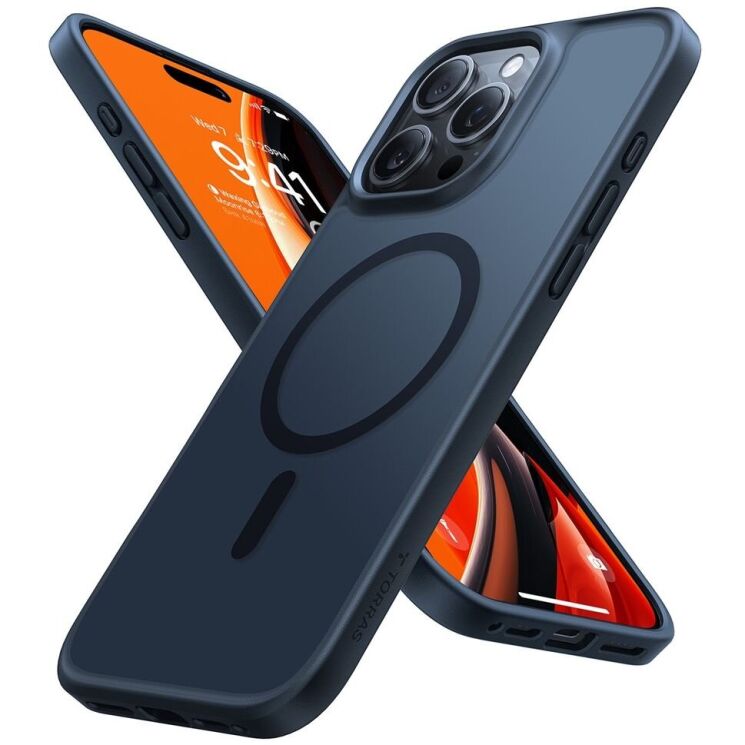 Защитный чехол TORRAS Guardian-Mag (with MagSafe) для iPhone 16 Pro - Black: фото 1 из 6