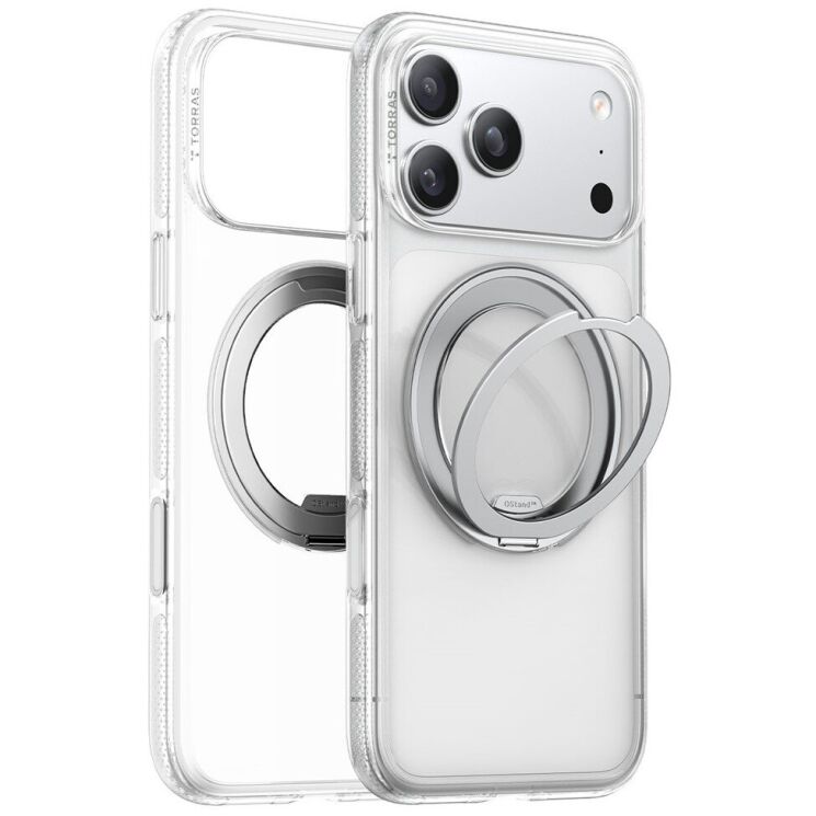 Защитный чехол TORRAS Ostand Ofitness для Apple iPhone 17 Pro Max - Transparent: фото 2 из 9