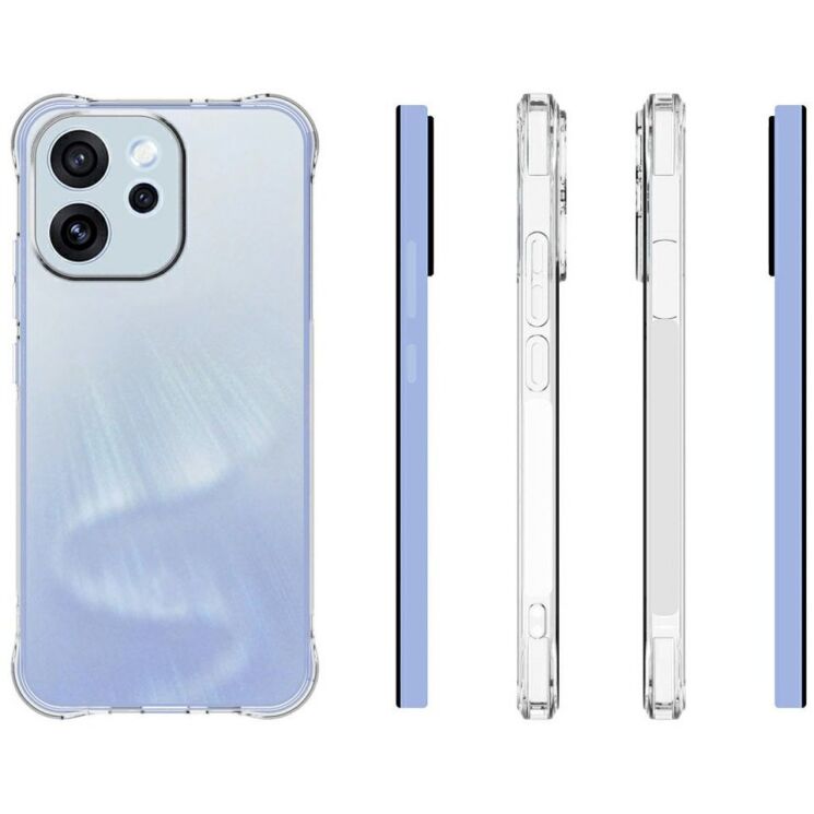 Защитный чехол UniCase AirBag Flow для OPPO Reno 15 F/FS - Transparent: фото 5 из 5